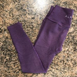 Alphalete Purple Leggings